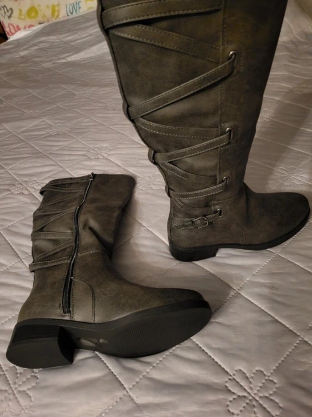 Mid calf boots